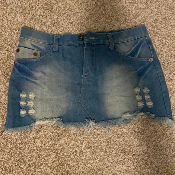 Y2K denim mini skirt - Picture 1 of 1